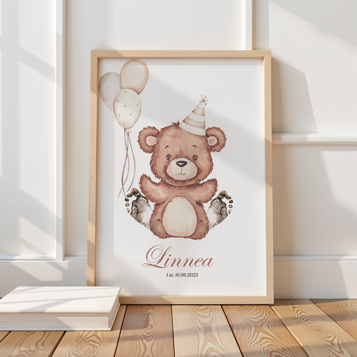 DIY-plakat med bursdagsmotiv